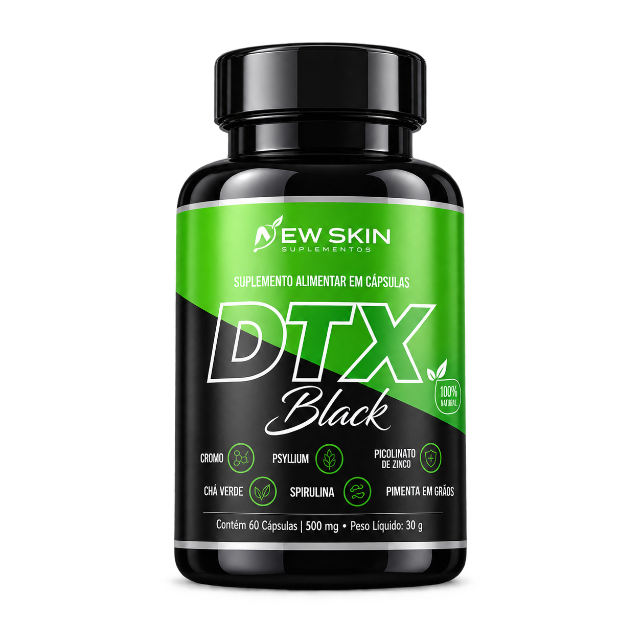 Frasco do DTX Black